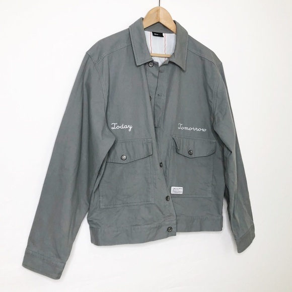 Publish brand unisex olive green jacket - Picture 4 of 12